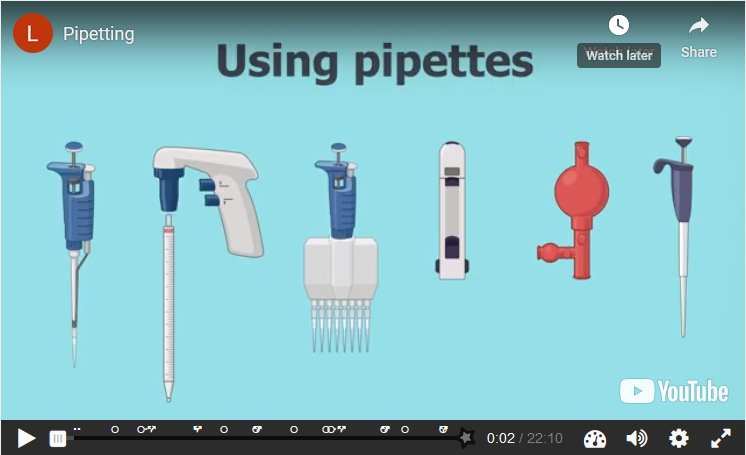 Using pipettes